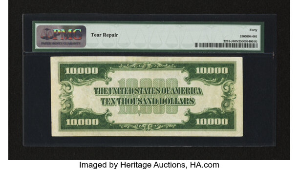 $10,000 Note (Green Seal)