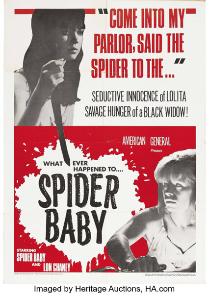 Spider Baby American General Pictures Inc 1968 One Sheet 27