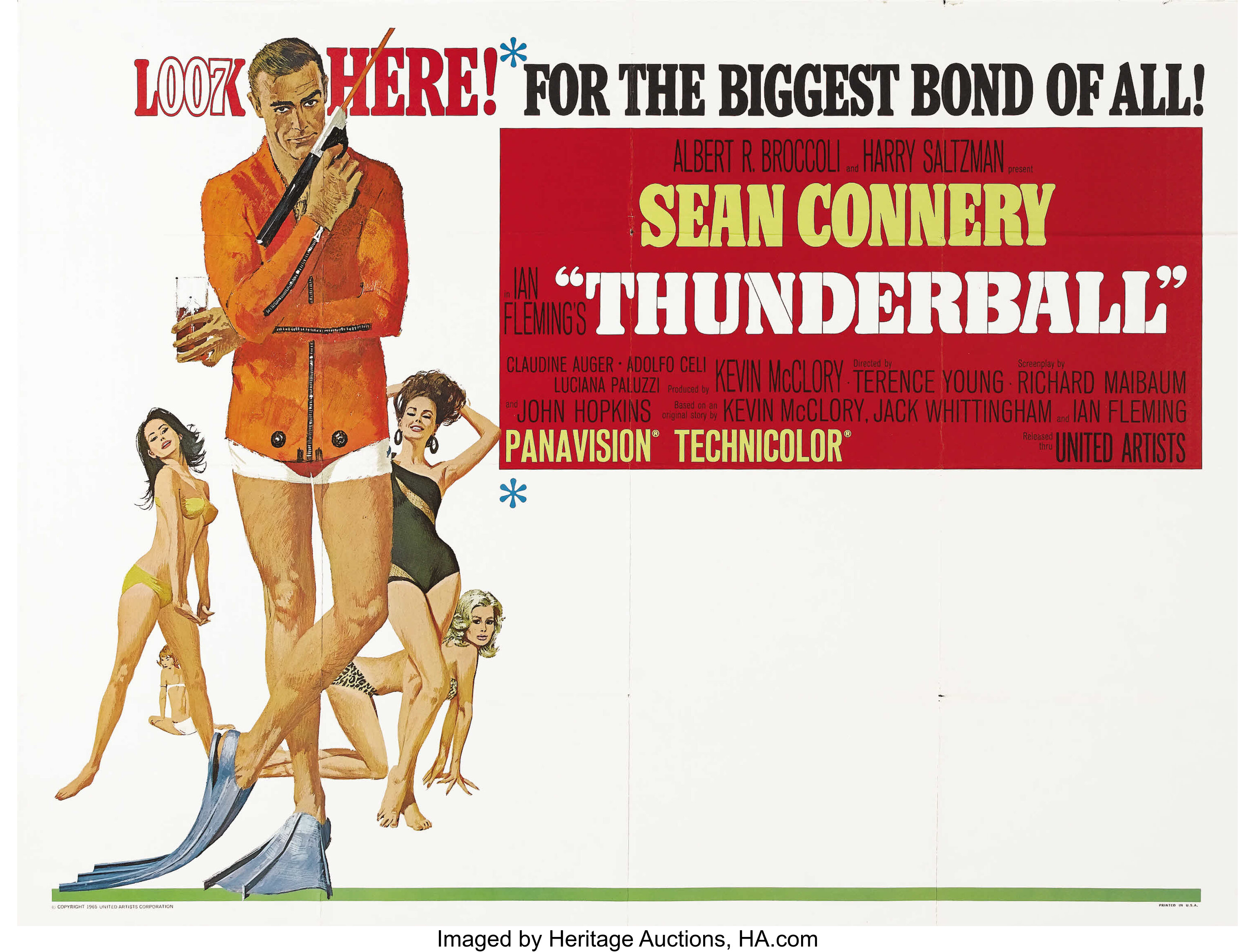 Thunderball (United Artists, 1965). Subway (41