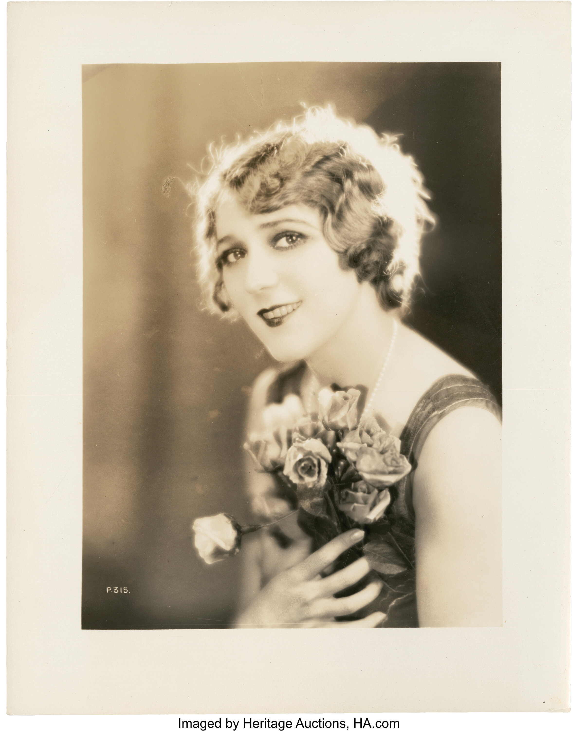 Mary Pickford 1925 Edwin Bower Hesser Portrait Dbl Wt Photo Iconic Actress  J9500