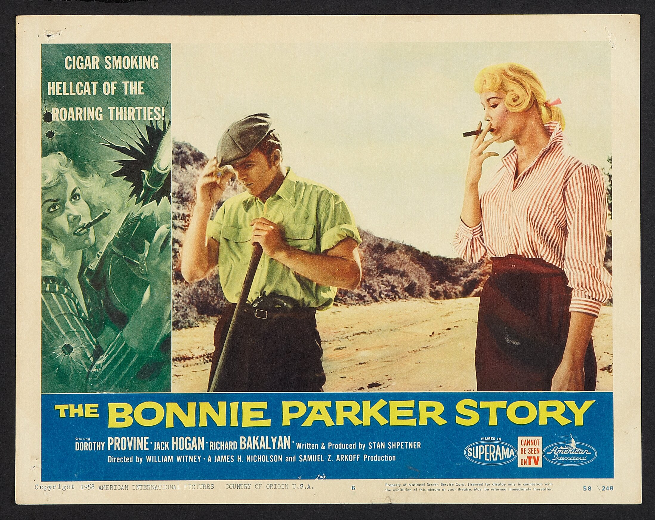 The Bonnie Parker Story (American International, 1958). Lobby Cards | Lot  #53027 | Heritage Auctions