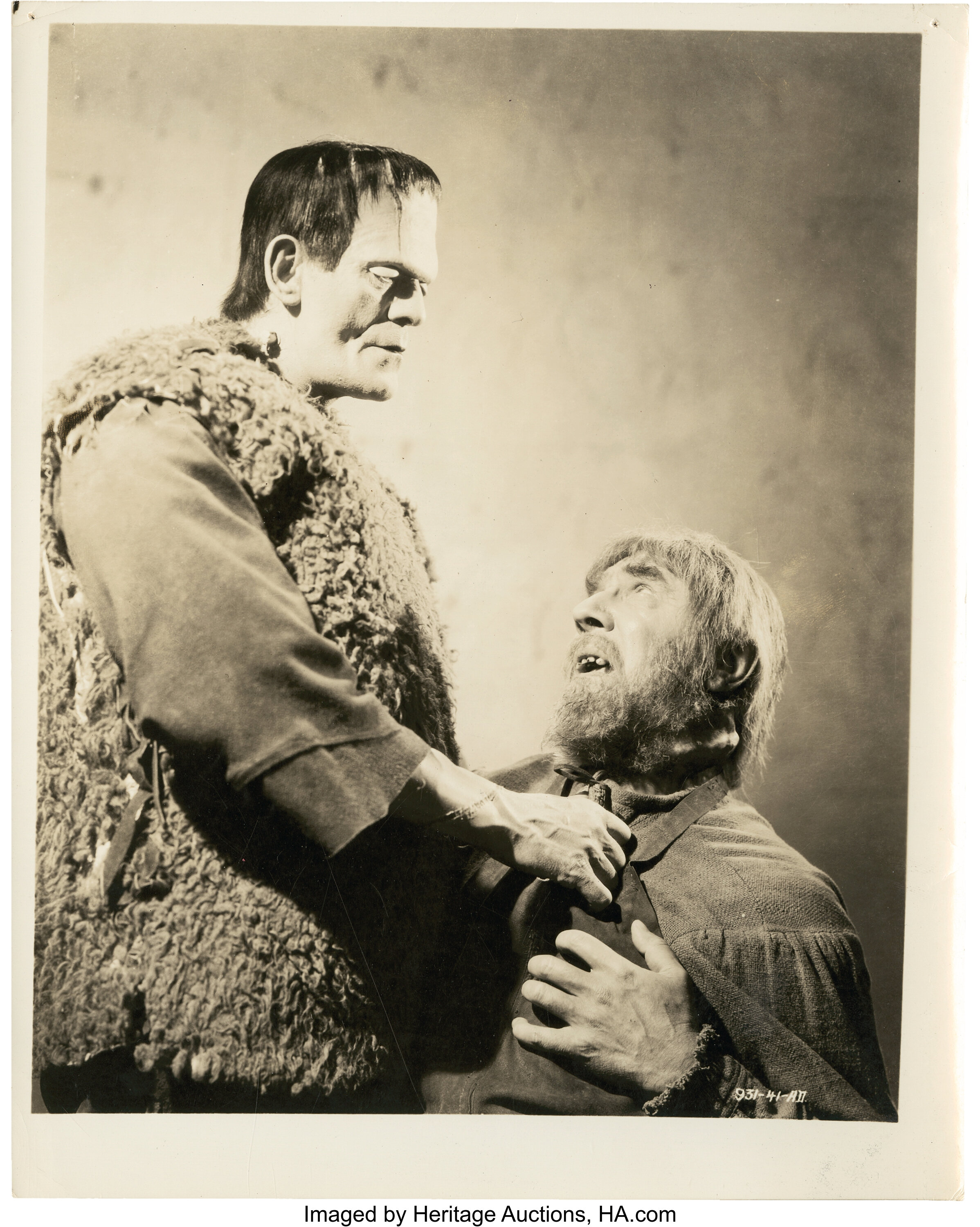 Boris Karloff And Bela Lugosi In Son Of Frankenstein Universal Lot Heritage Auctions