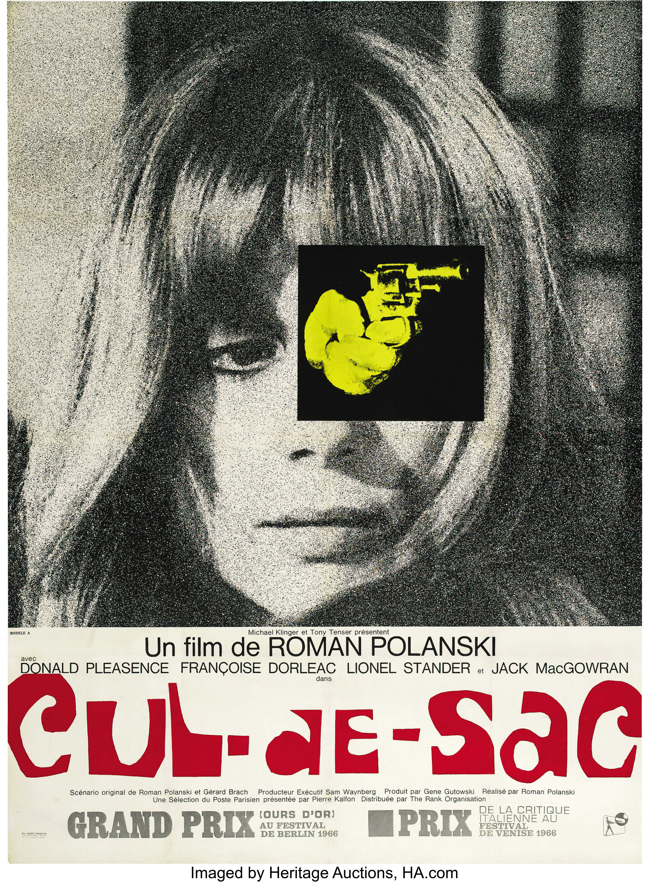 Cul-de-sac (Compton Films, 1966). French Grande (47