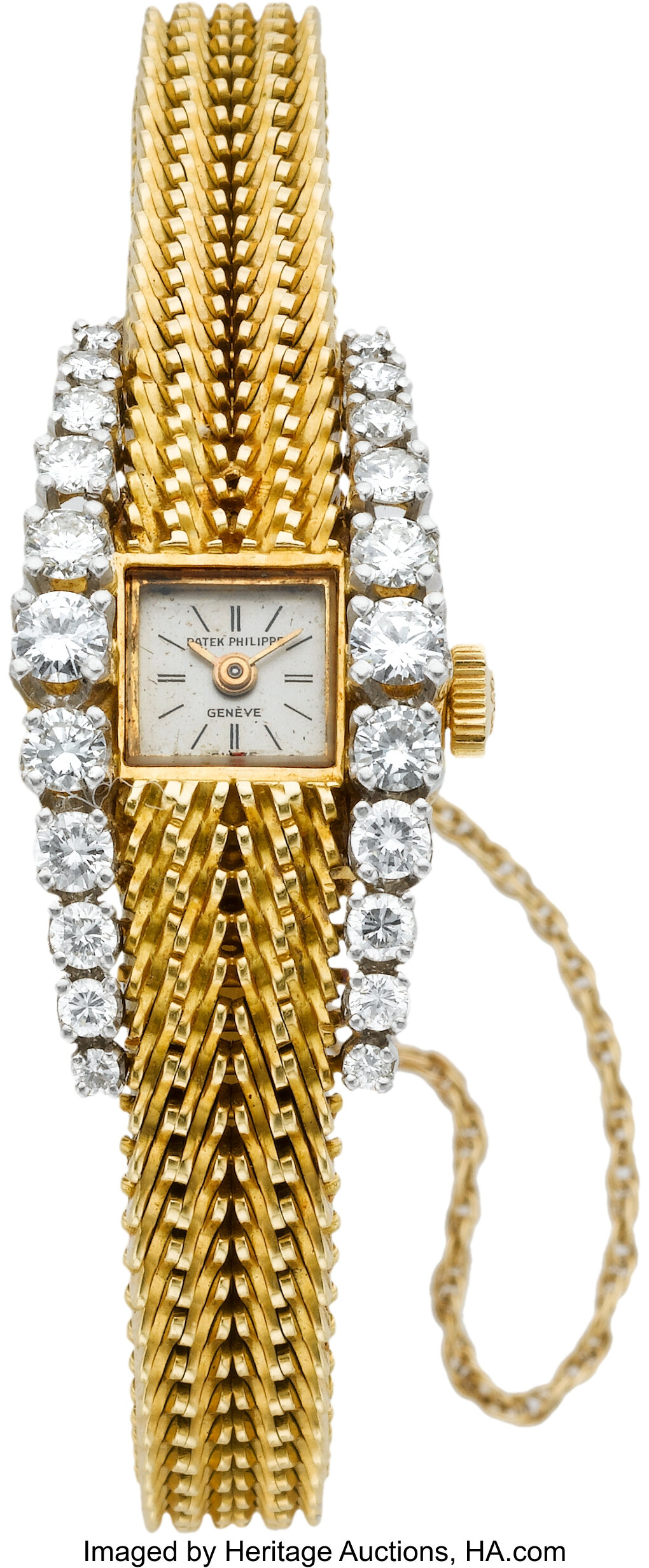 Patek Philippe Ref. 3266 Lady's Diamond Wristwatch, circa 1965 ...