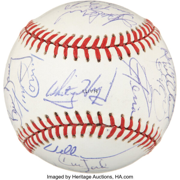 St. Louis Cardinals Autographed Baseball Memorabilia