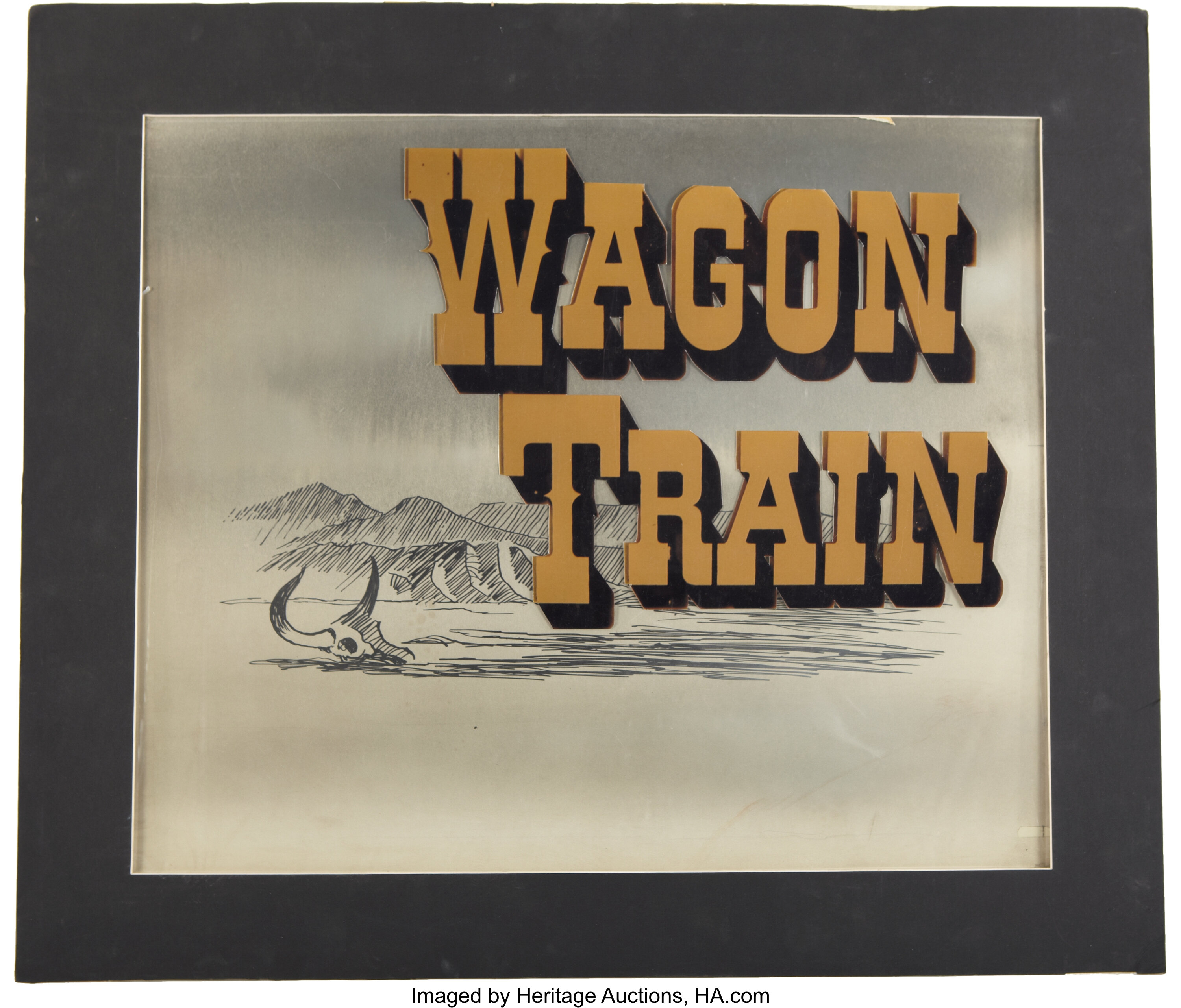 wagon-train-opening-title-art-movie-tv-memorabilia-original-art