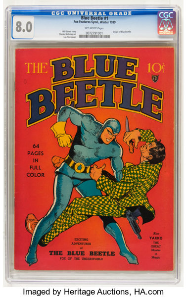 Blue Beetle #2: Golden Age Superhero Comic (Blue Beetle (Golden Age  Comic)): Lotzagoodstuf, Fox Feature Syndicate: 9798388307095: :  Books