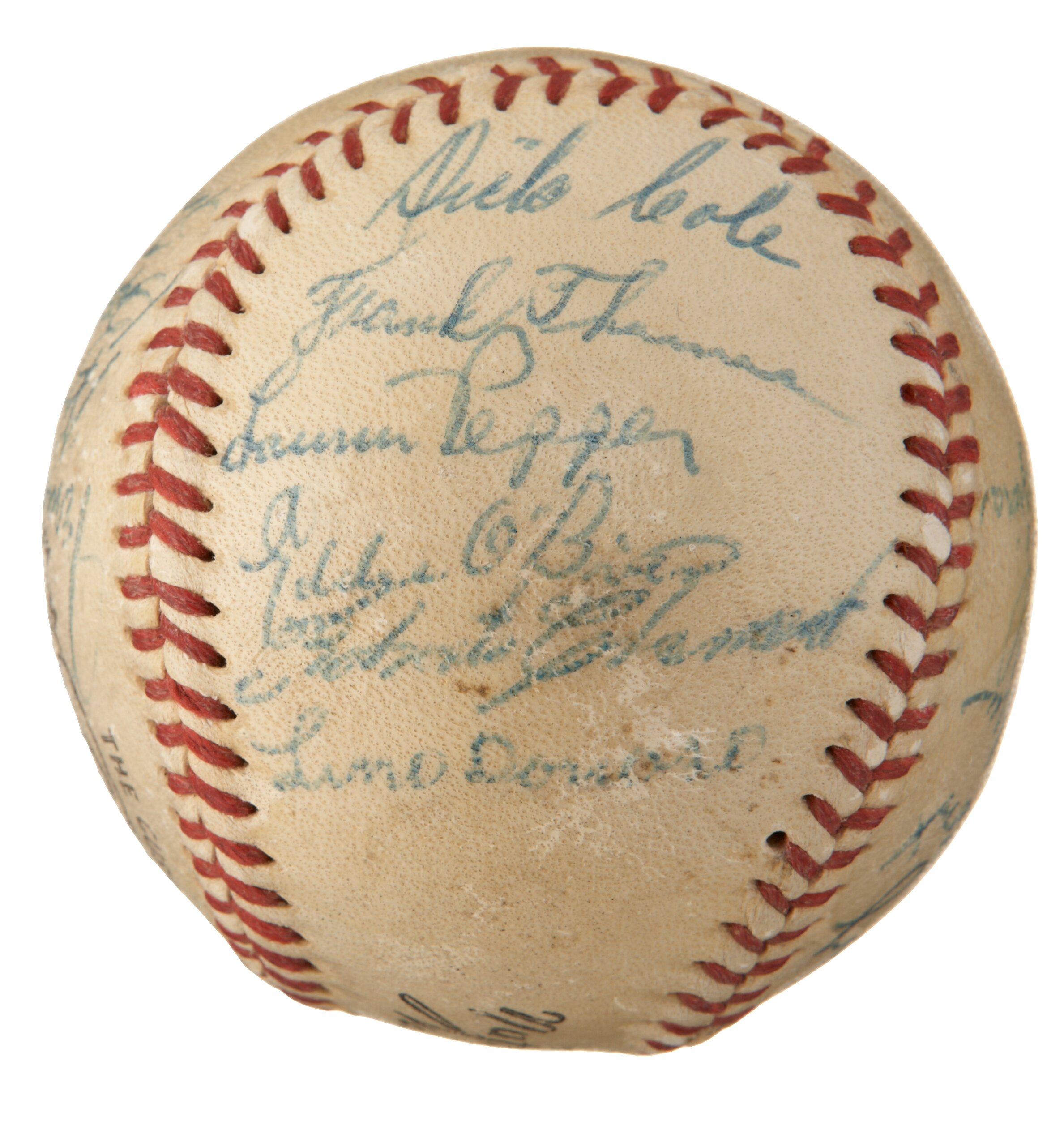 1951 Brooklyn Dodgers PSA/DNA Vintage Team Signed MINI Baseball