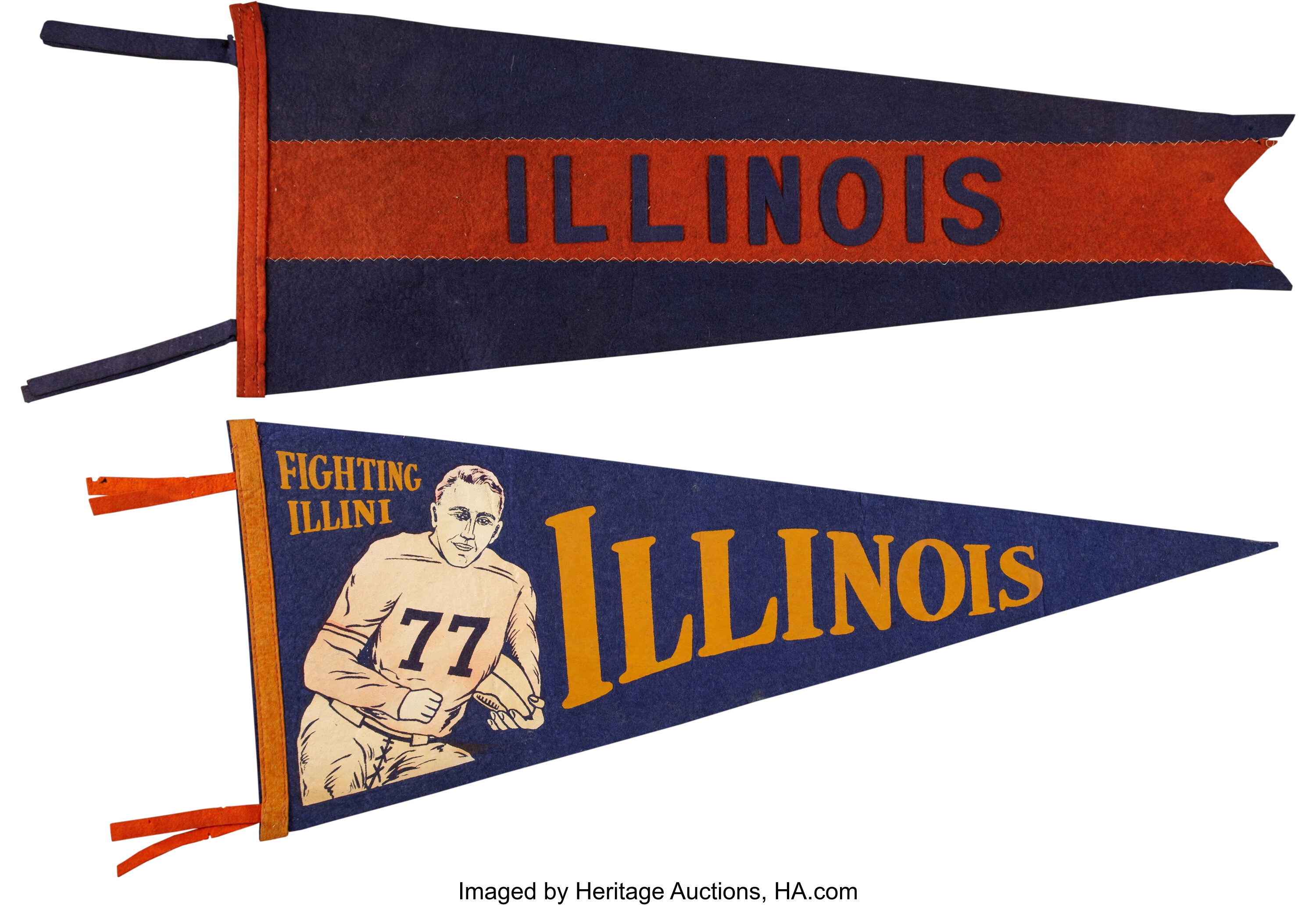 Illinois Fighting Illini Full Size Pennant