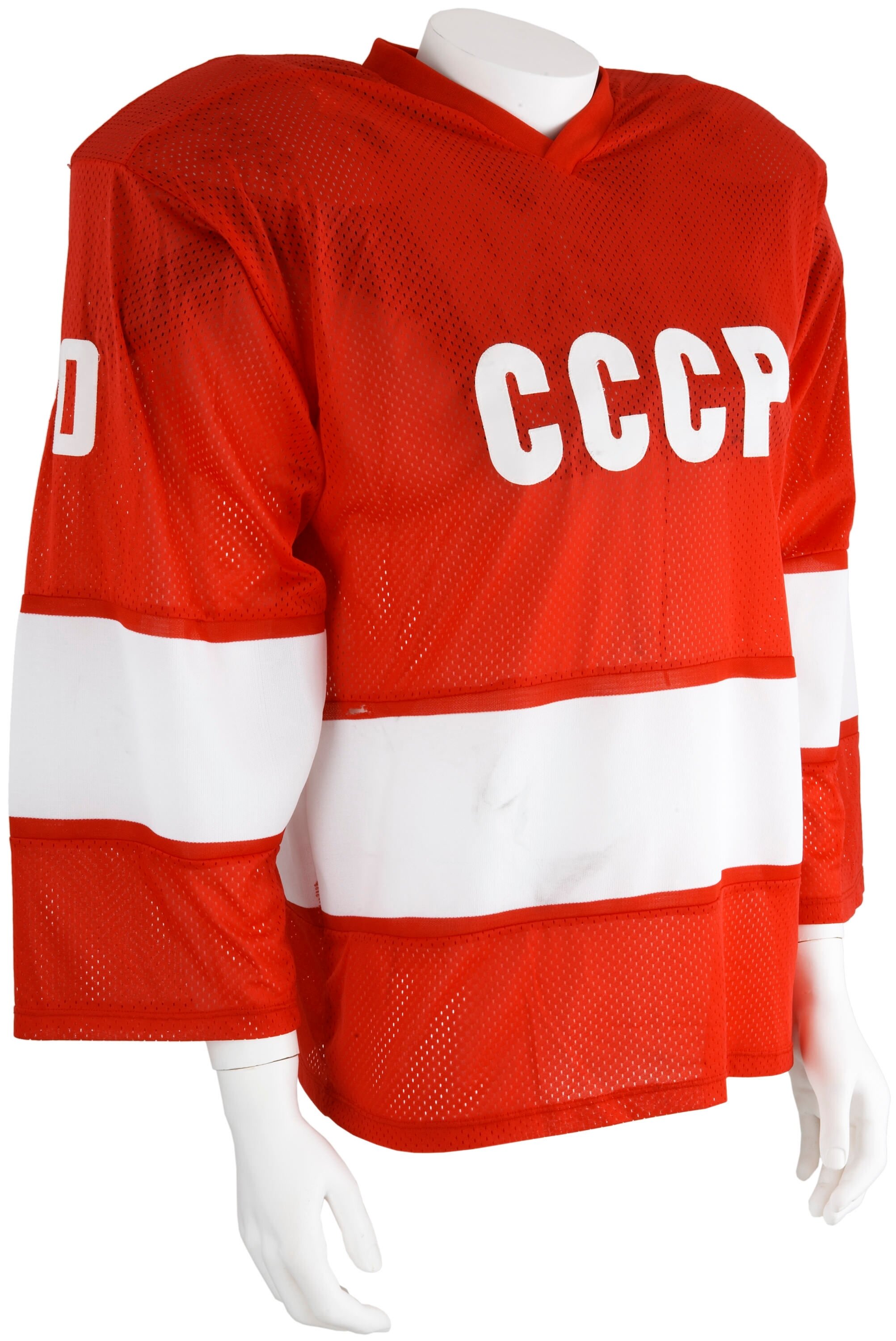 Vladislav Tretiak USSR CCCP Hockey Jersey White — BORIZ