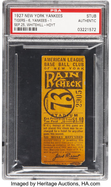 Lot Detail - 1932 World Series Ticket Stub- Game #4- New York Yankees @  Chicago Cubs