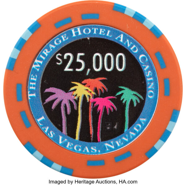 Las Vegas Key Chain, $500 Lucky Poker Chip