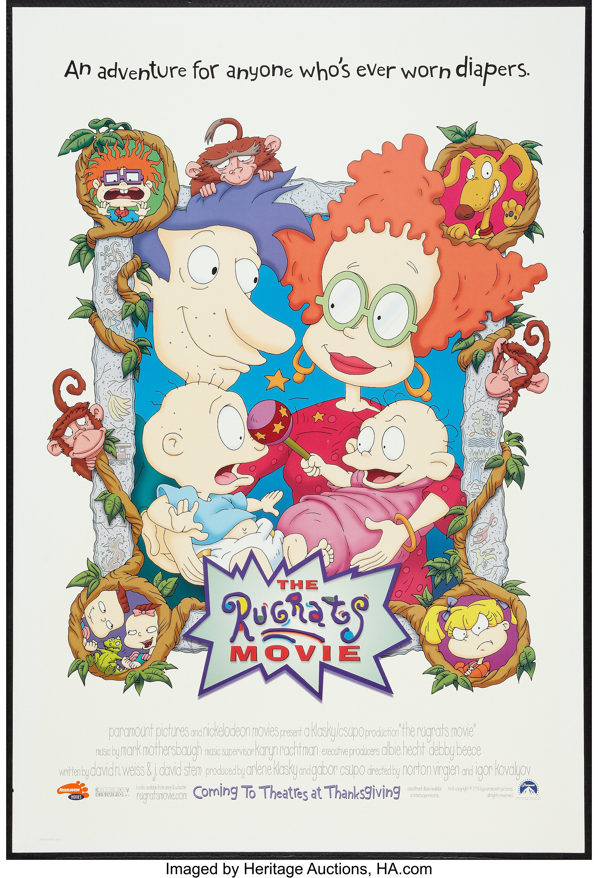 Rugrats Cast Kiss Cut Sticker Sheet – Paramount Shop
