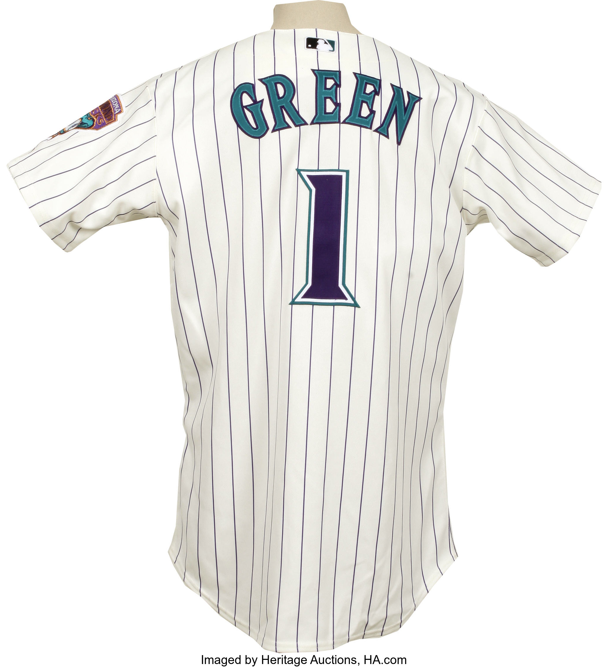 2004-05 Andy Green Game Used Jersey. Recent gamer from the