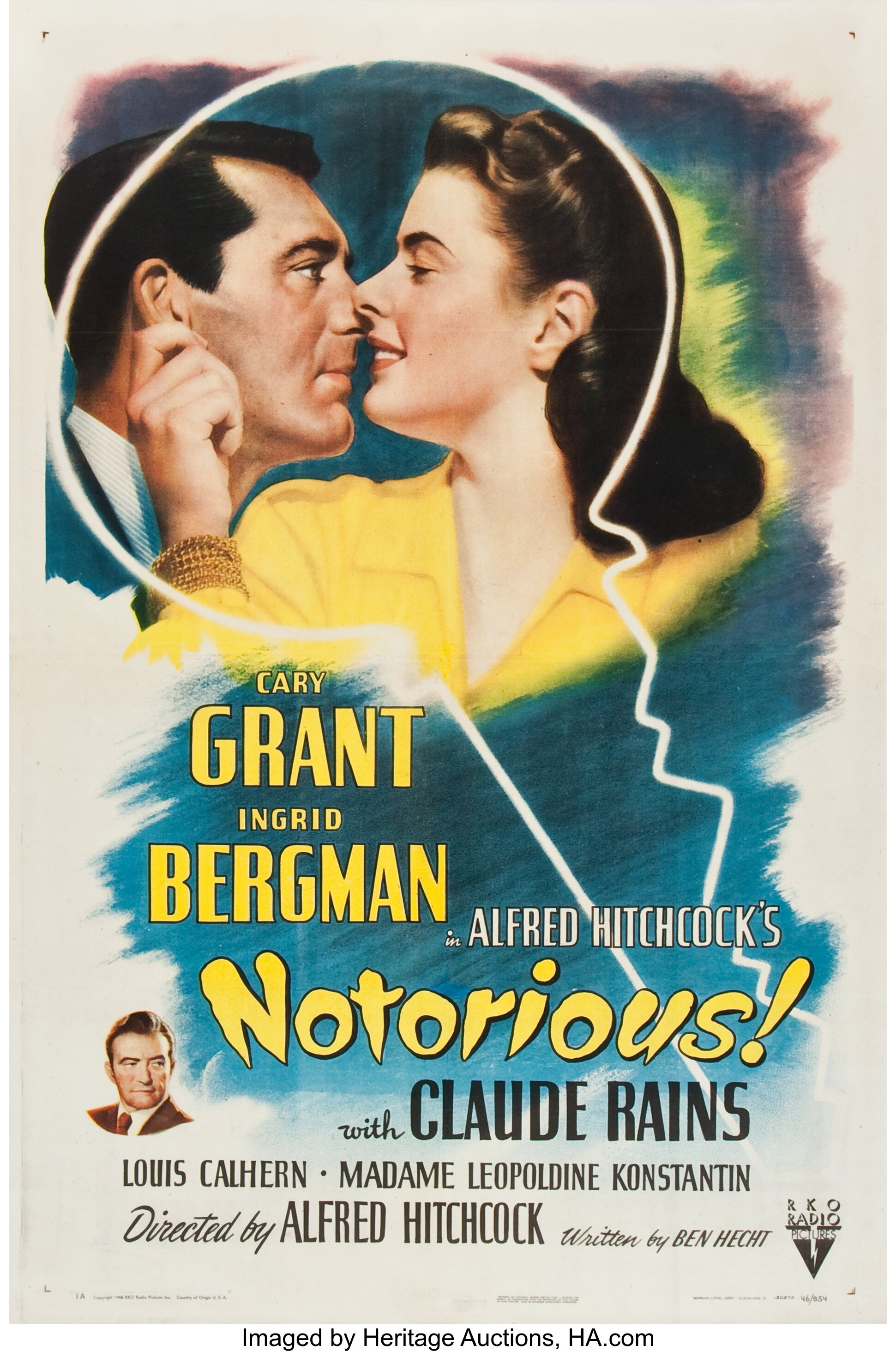 Notorious (RKO, 1946). One Sheet (27