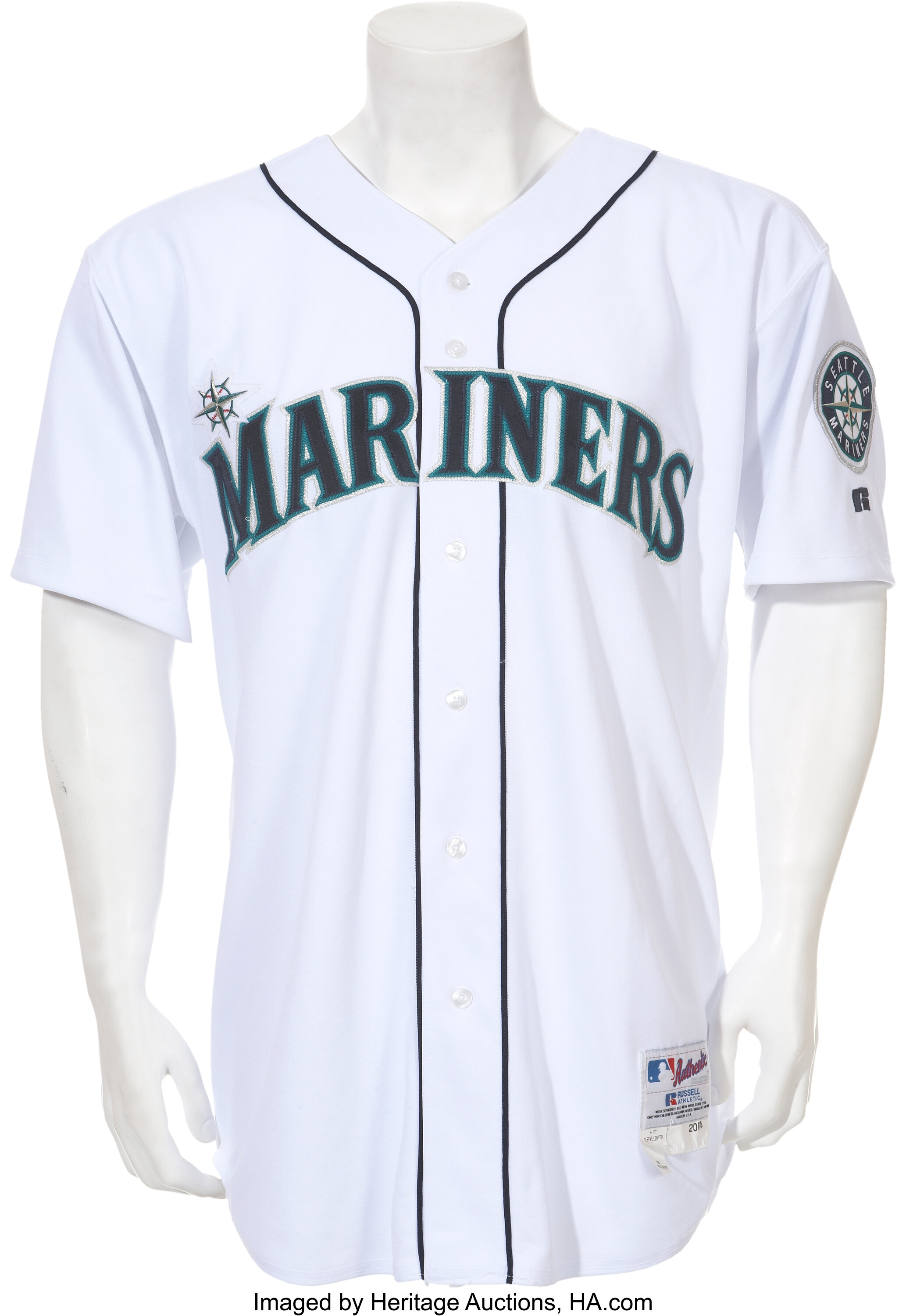 Lot Detail - 2003 Ichiro Suzuki Seattle Mariners Game-Used Road Jersey