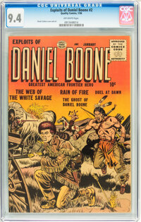 Legends Of Daniel Boone #5 1956- DC-Nick Cardy art-Scarce issue-small piece  missing border of 1st page-P/FR: (1956) Comic