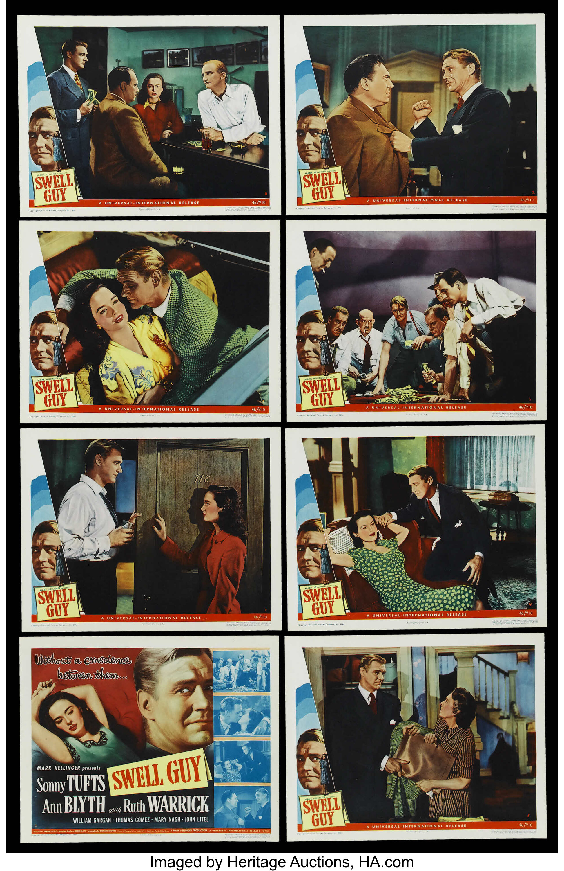 Swell Guy (Universal, 1946). Lobby Card Set of 8 (11