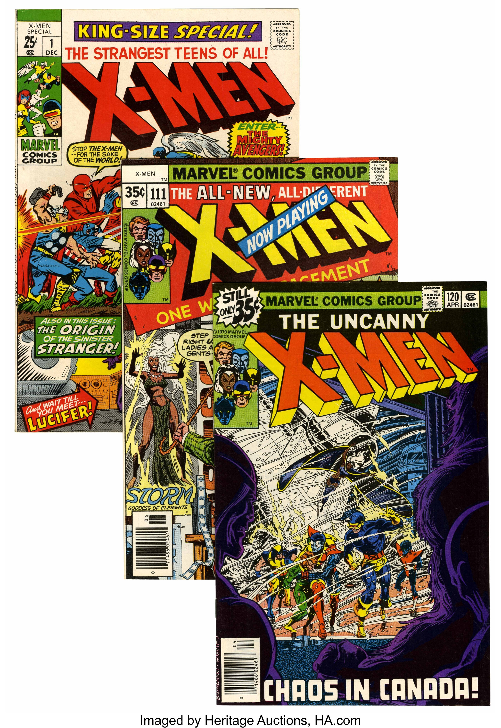 X Men Group Marvel 1978 81 Condition Average Vf Total 38 Lot Heritage Auctions