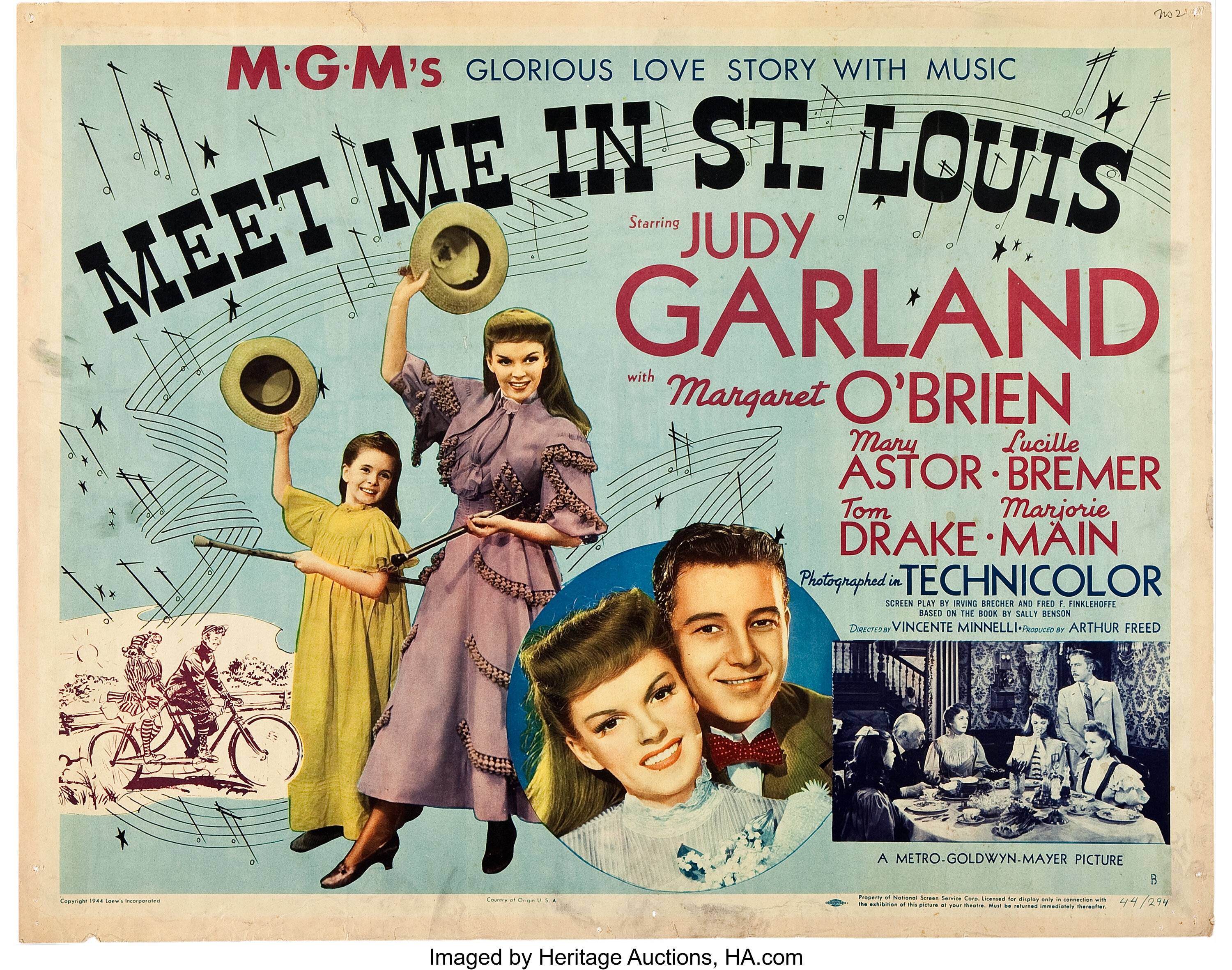 Vintage Classic Movie Posters, Meet Me in St. Louis T-Shirt by Esoterica  Art Agency - Pixels