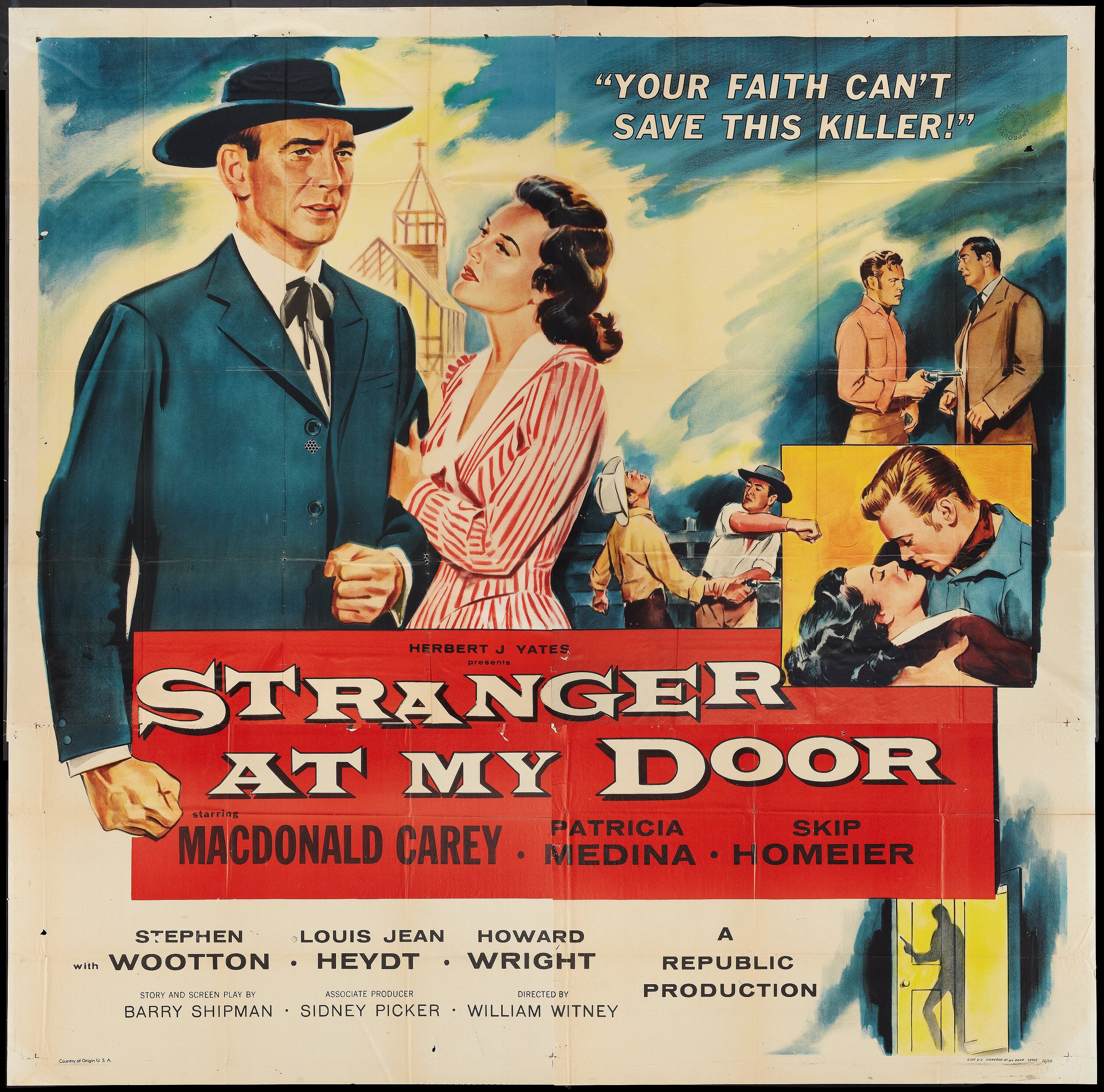 Stranger at My Door (Republic, 1956). Six Sheet (81" X 81"). | Lot #53356 |  Heritage Auctions