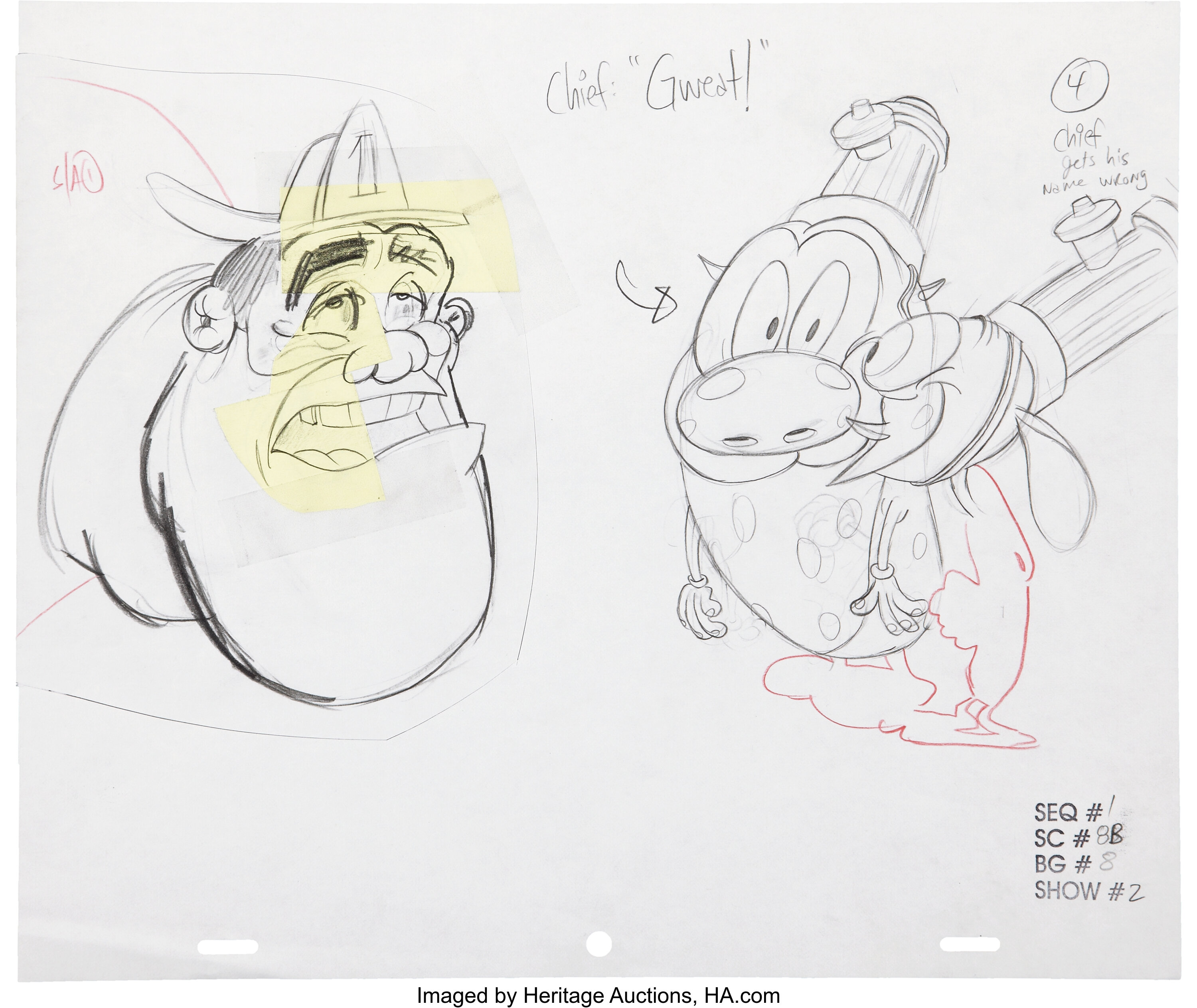 ren and stimpy drawings