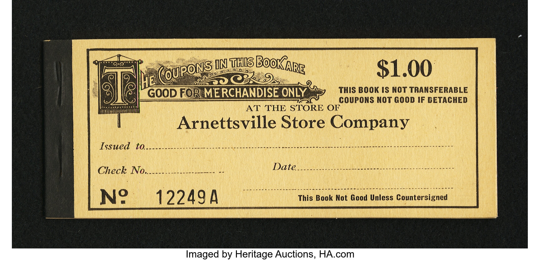 (WV) Store Company 1 Booklet circa Lot