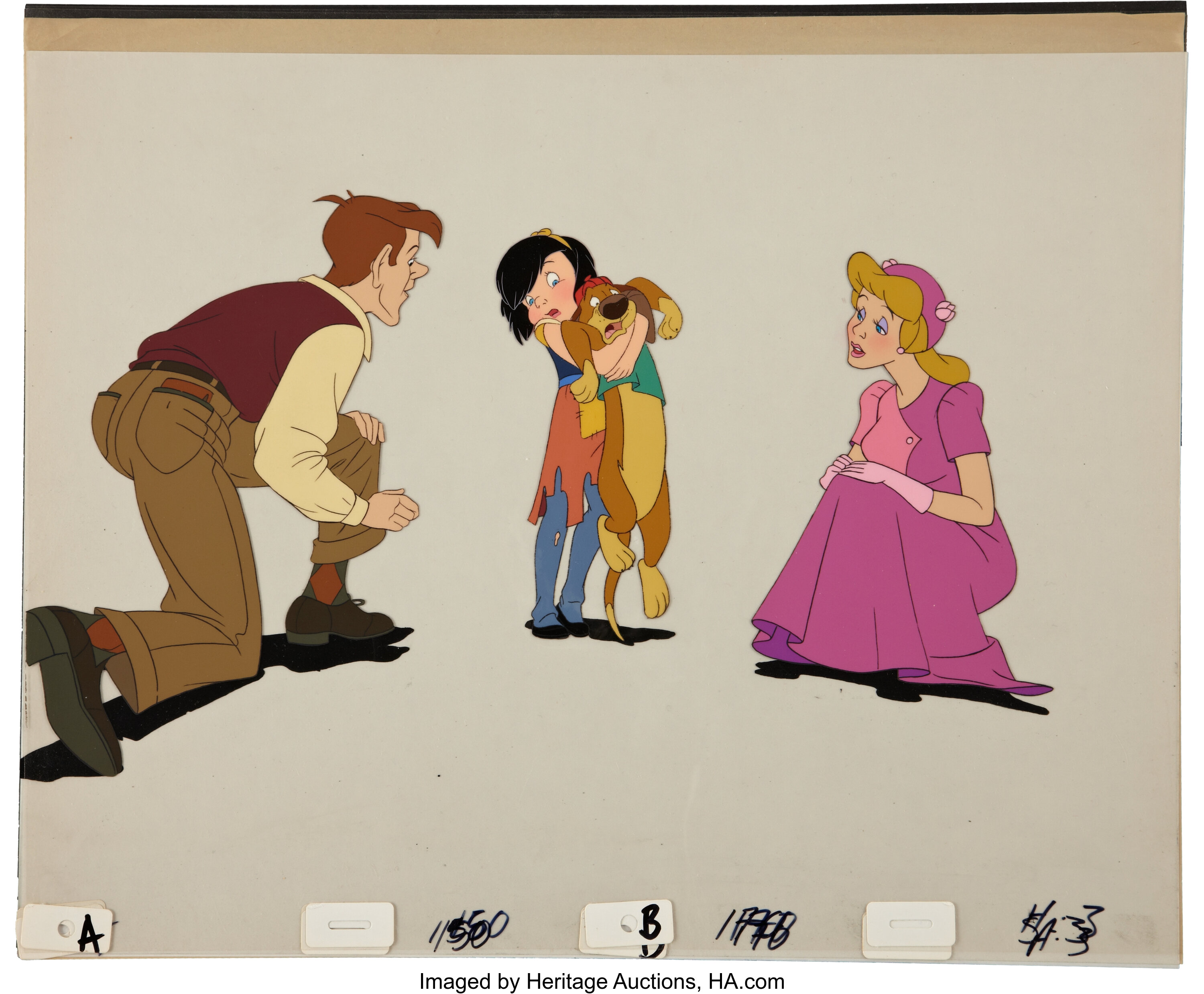 All Dogs Go To Heaven Animation Production Cel Set Up Original Art Lot 146 Heritage Auctions