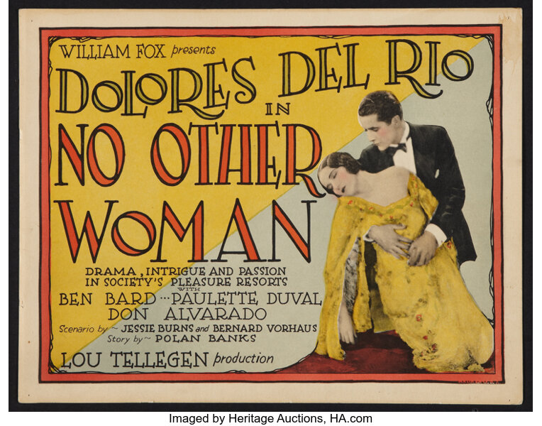 No Other Woman Fox 1928 Title Lobby Card 11 X 14 Drama Lot Heritage Auctions