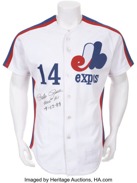 Pete rose best sale expos jersey