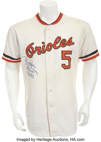 1977 Brooks Robinson Game Worn Uniform & Game Used Bat. Baseball, Lot  #80027