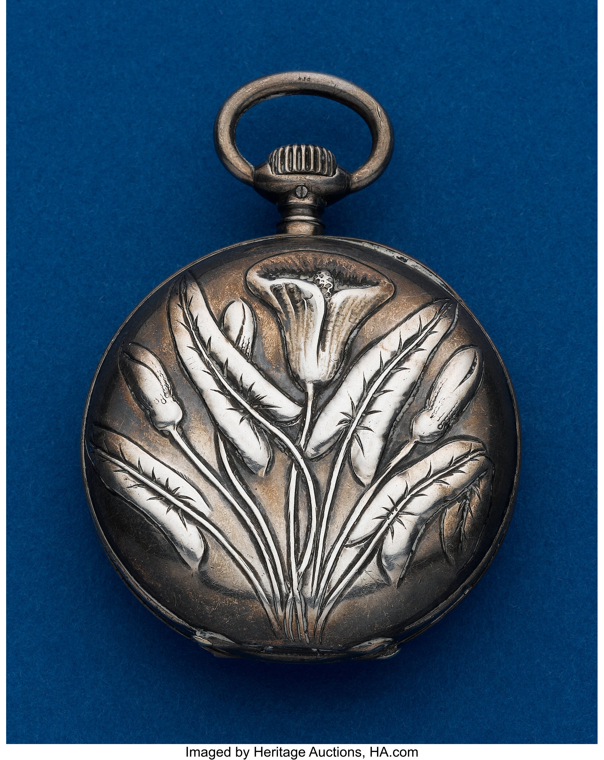 Art nouveau pocket clearance watch