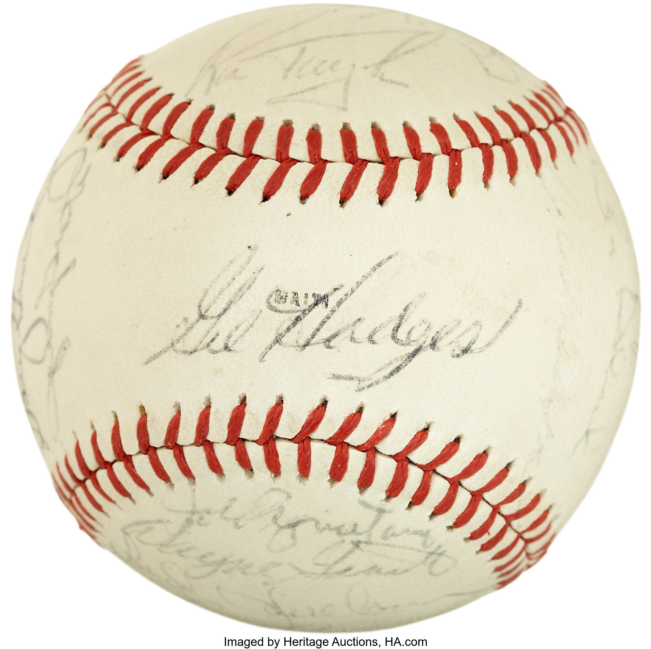 1970 New York Mets Team Signed Baseball