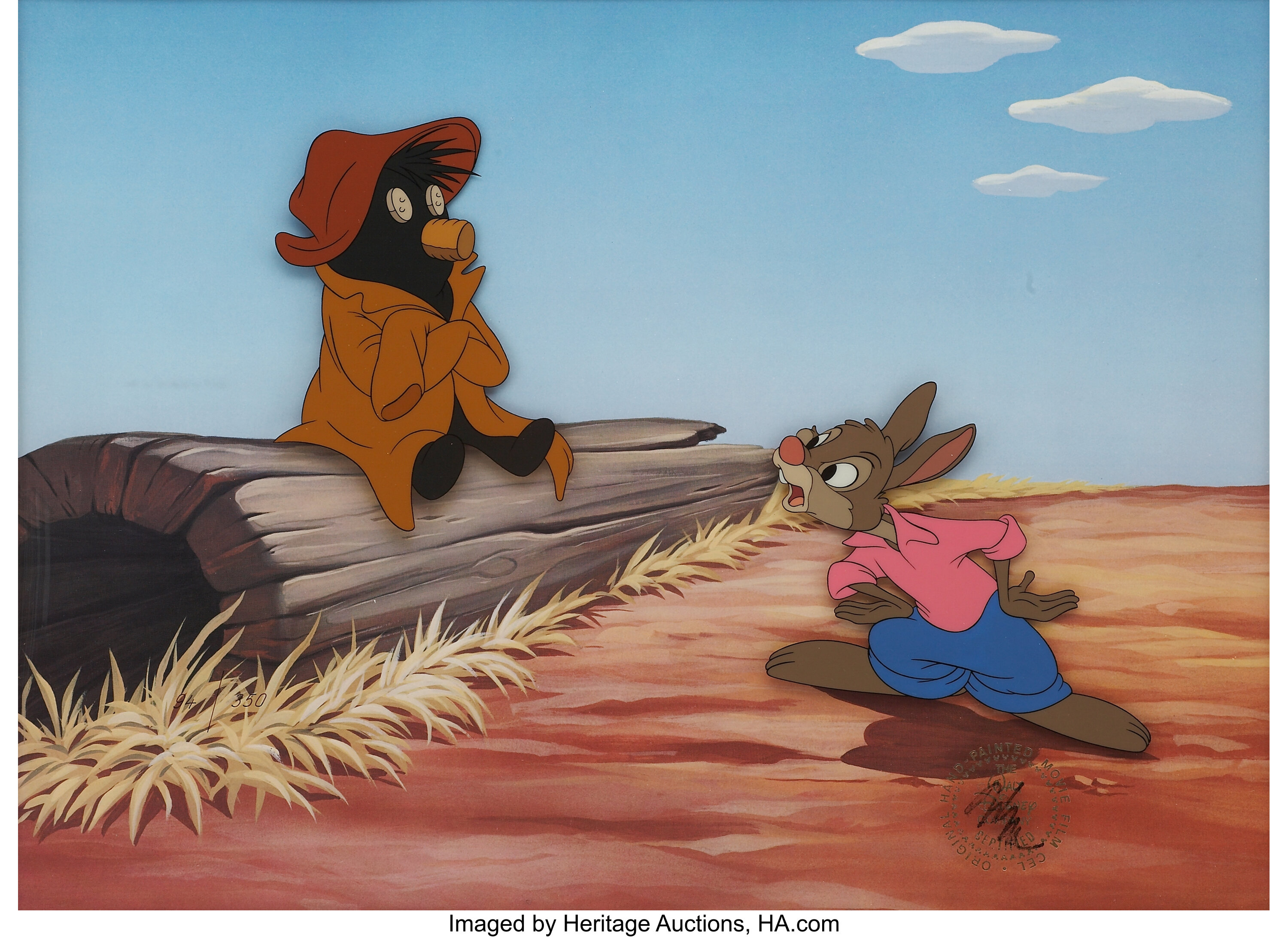 Song Of The South Brer Rabbit And The Tar Baby Limited Edition Cel Lot 918 Heritage Auctions