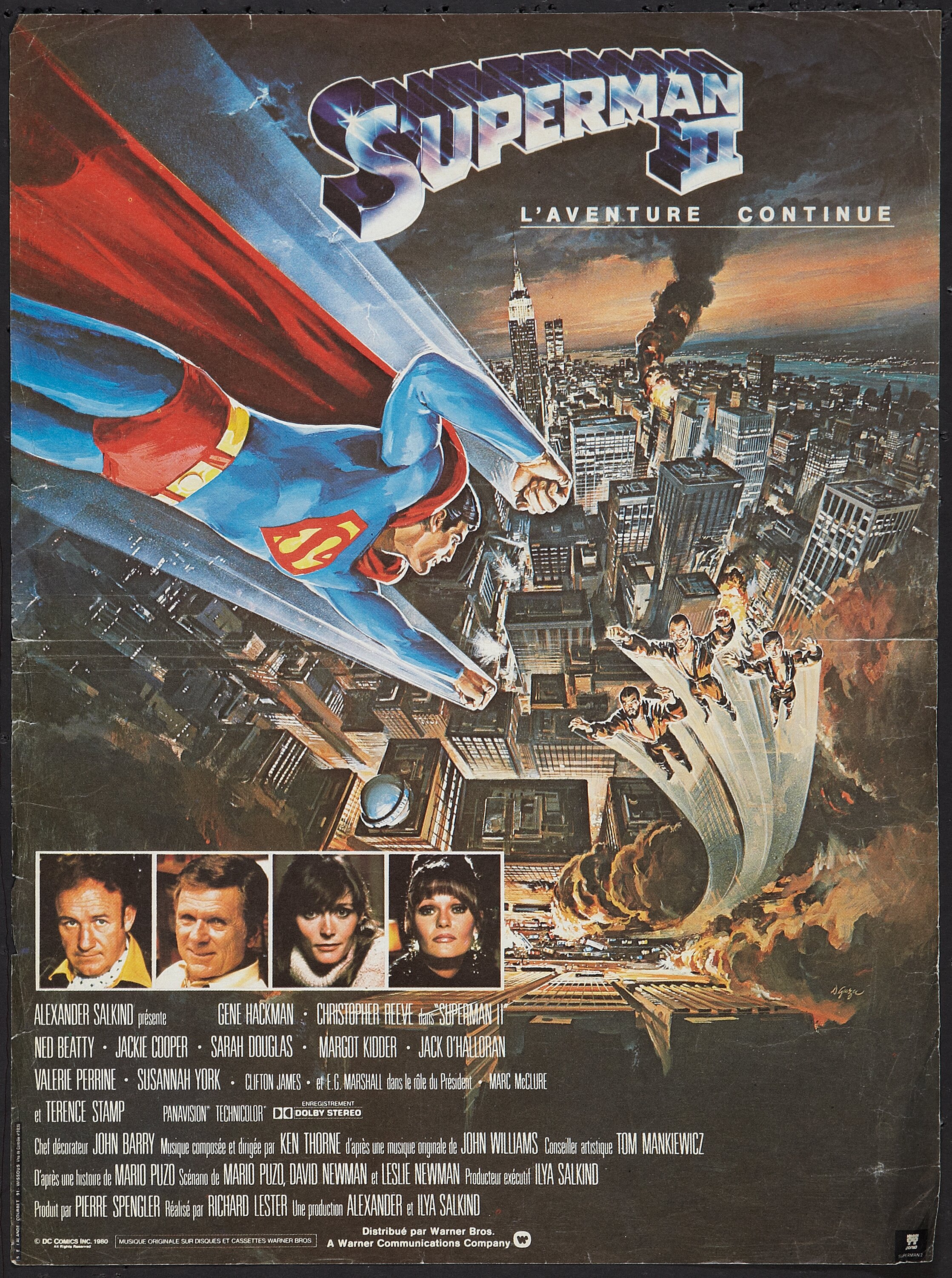 Superman II (Warner Brothers, 1980). French Petite (15