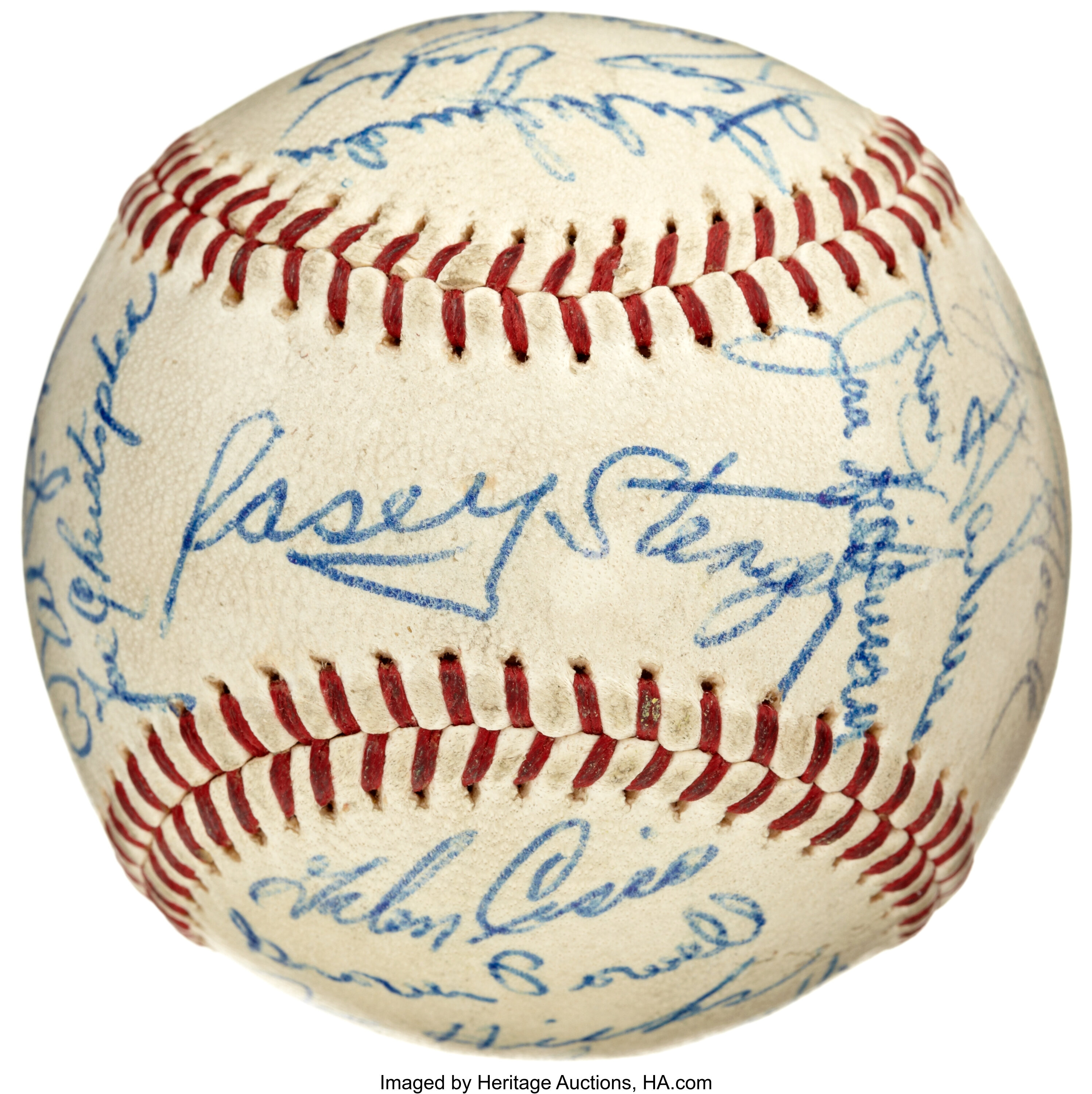 Baseball, signed by the 1963 New York Mets