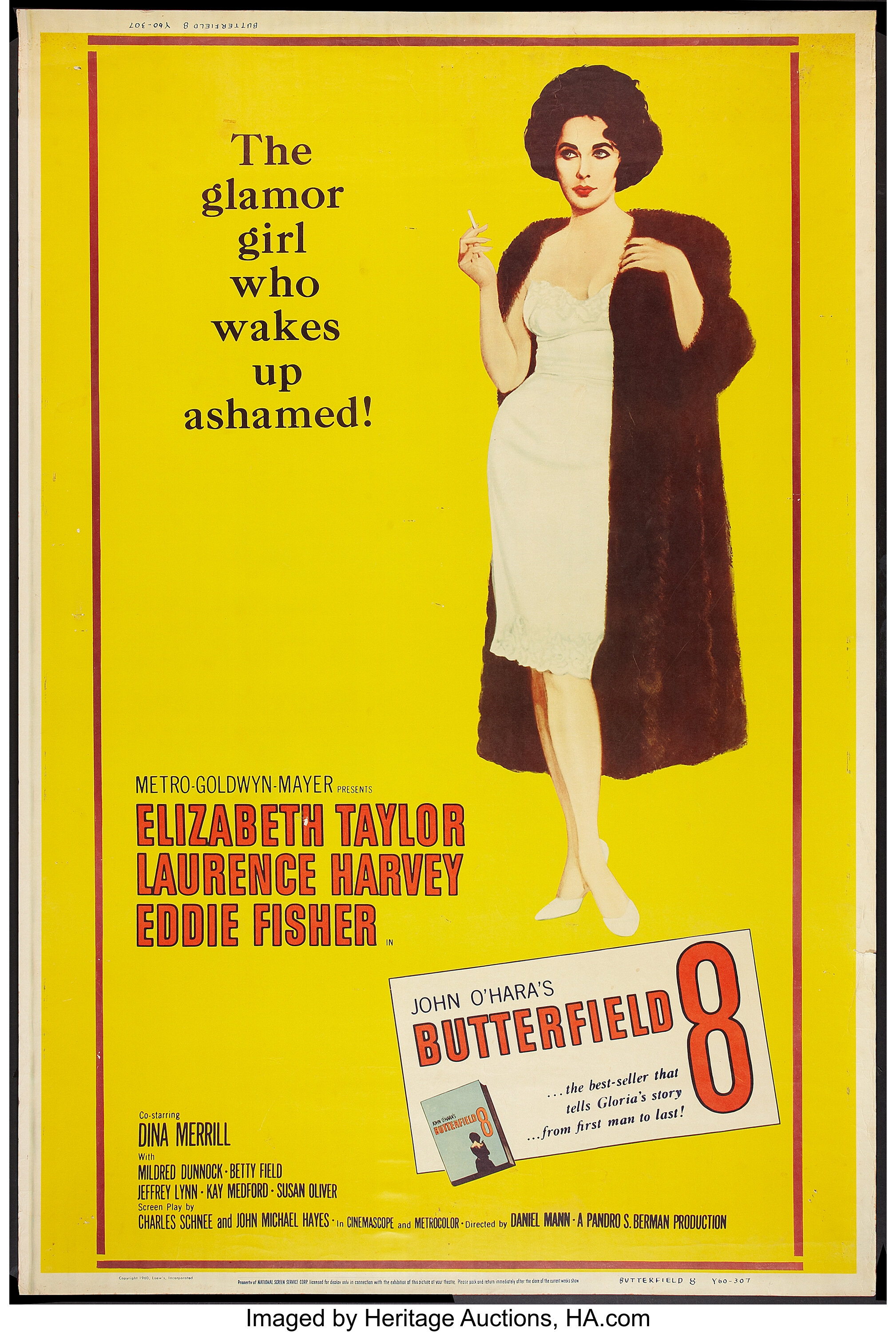 Butterfield 8 Mgm 1960 Poster 40 X 60 Style Y Drama Lot Heritage Auctions