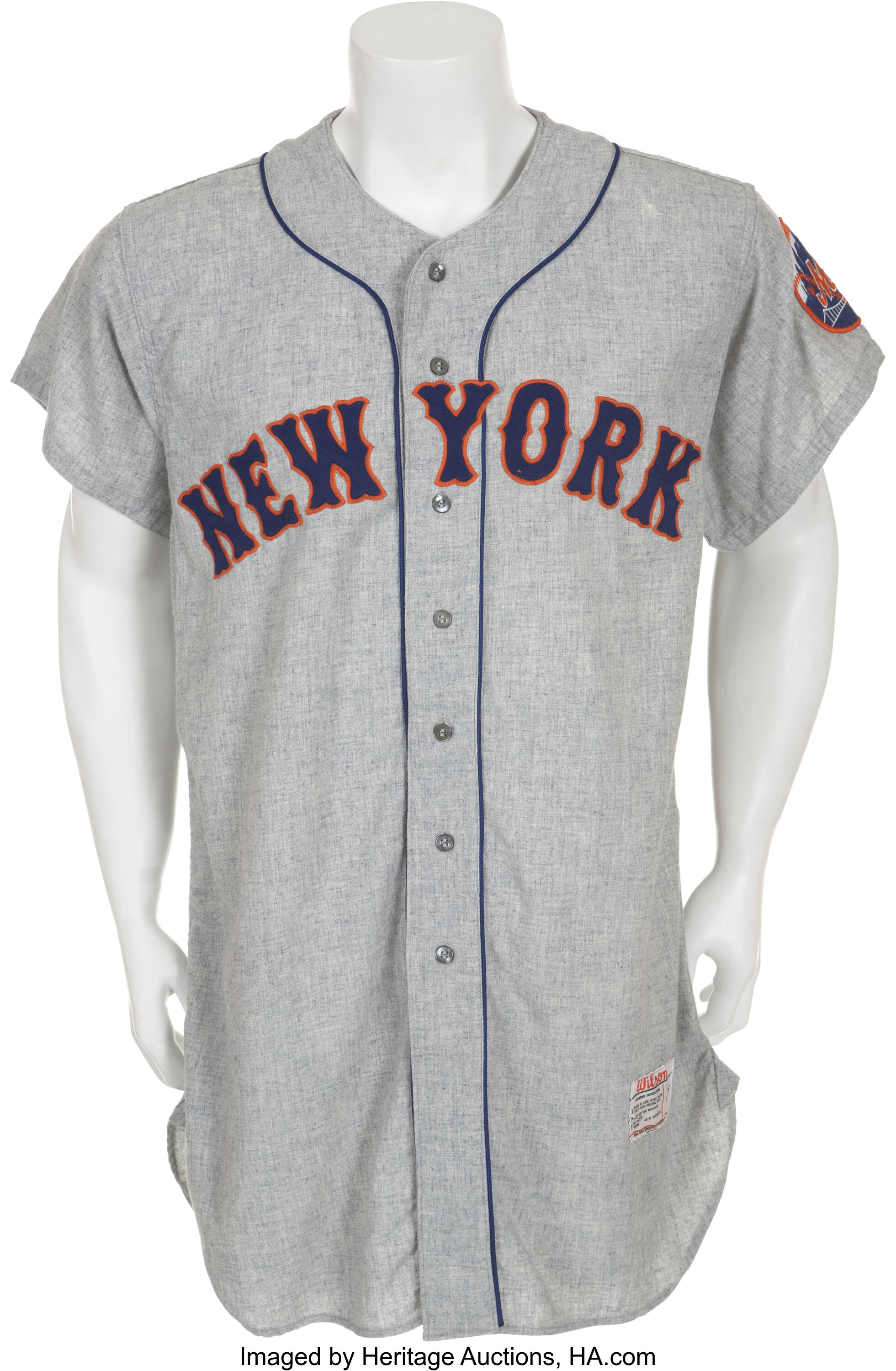 1963 New York Mets Game Jersey.... Baseball Collectibles Uniforms | Lot ...