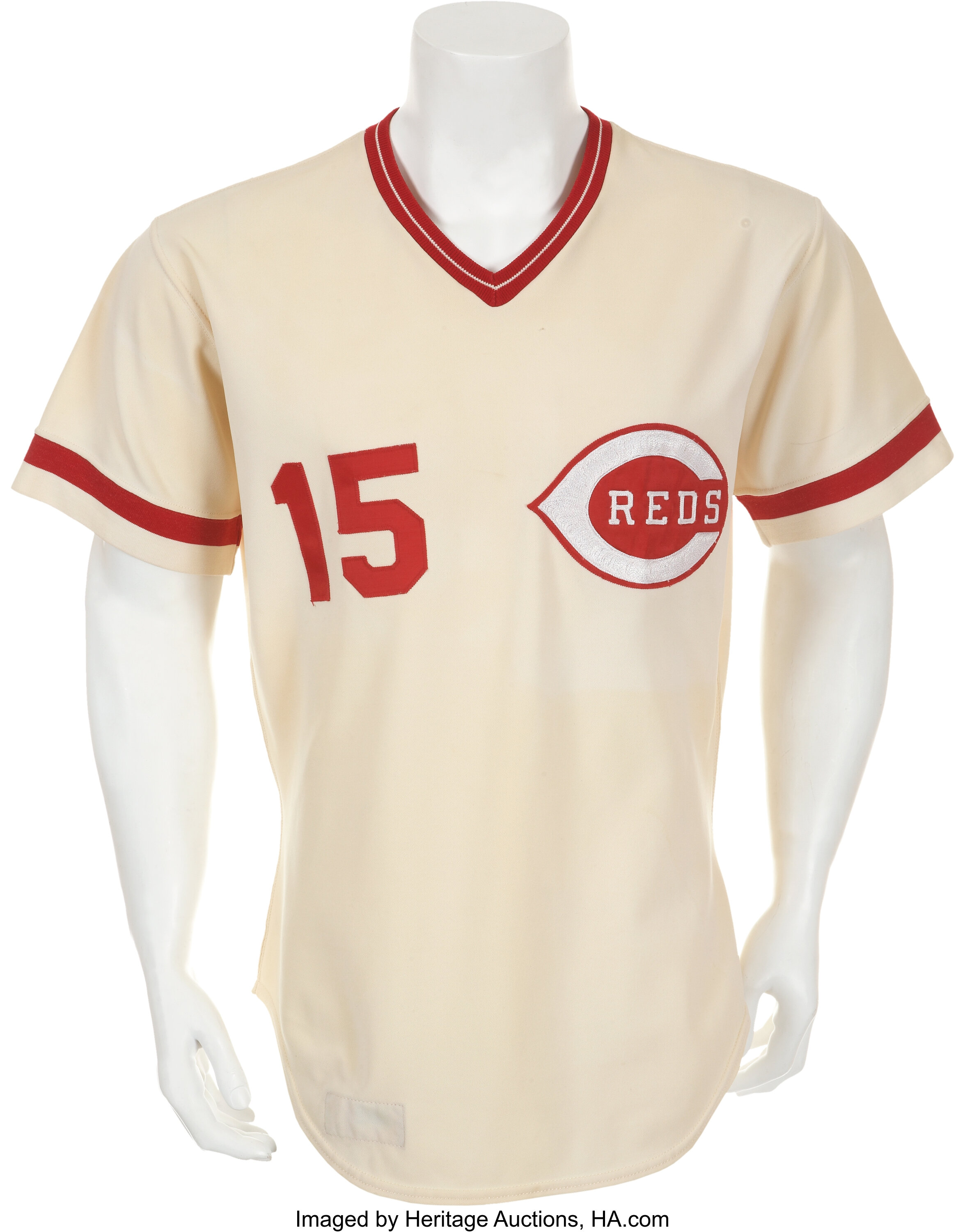 1979 George Foster Game Worn Cincinnati Reds Jersey. Baseball