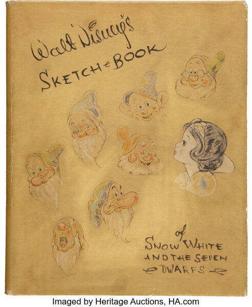 Walt Disney's Sketch Book of Snow White and the Seven Dwarfs, Walt Disney
