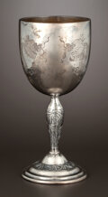 Lot 5: Chinese Export Silver-Gilt Goblet