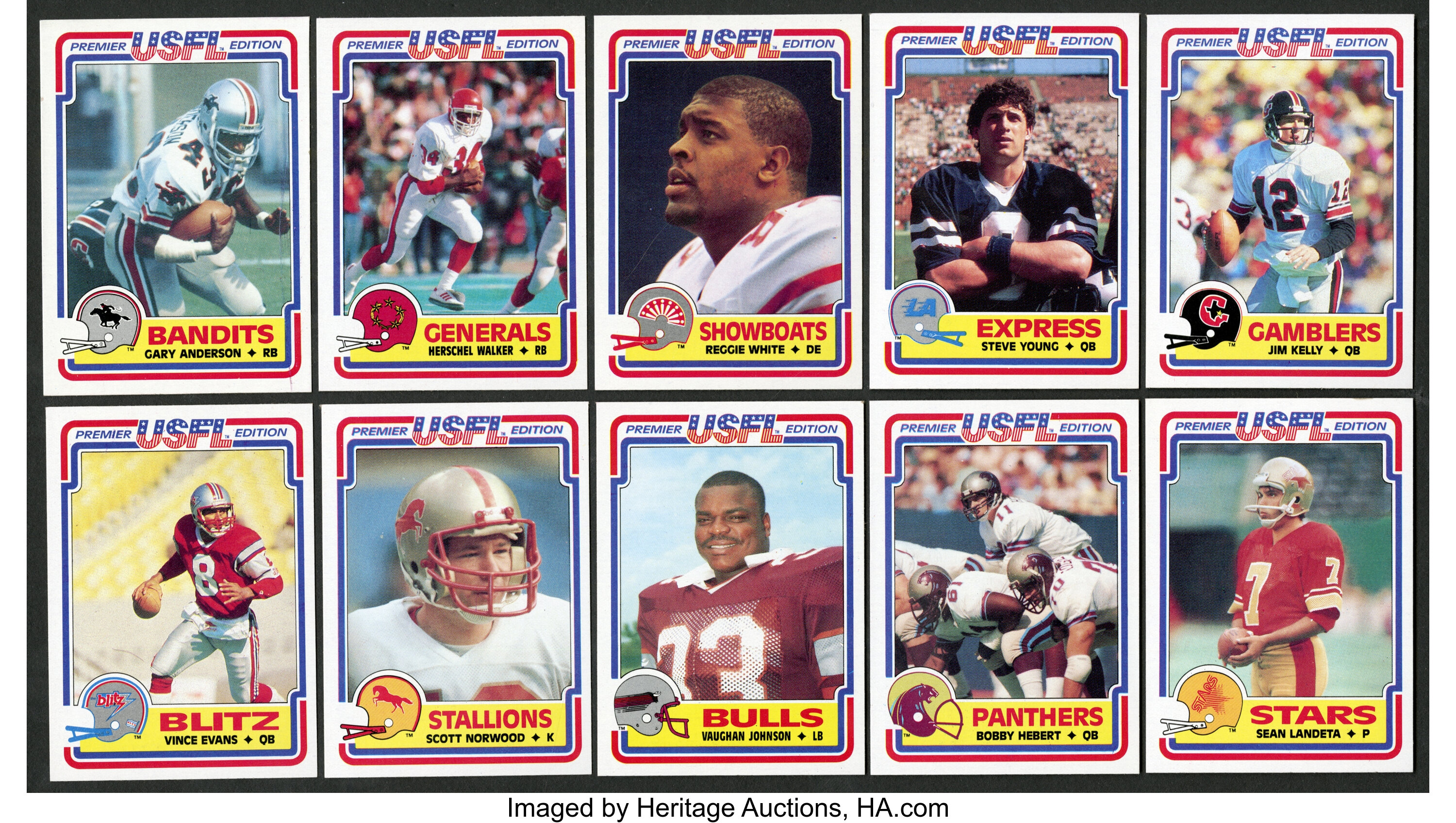 1984 Topps Usfl #74 Herschel Walker – PSA GEM MT 10 on Goldin Auctions