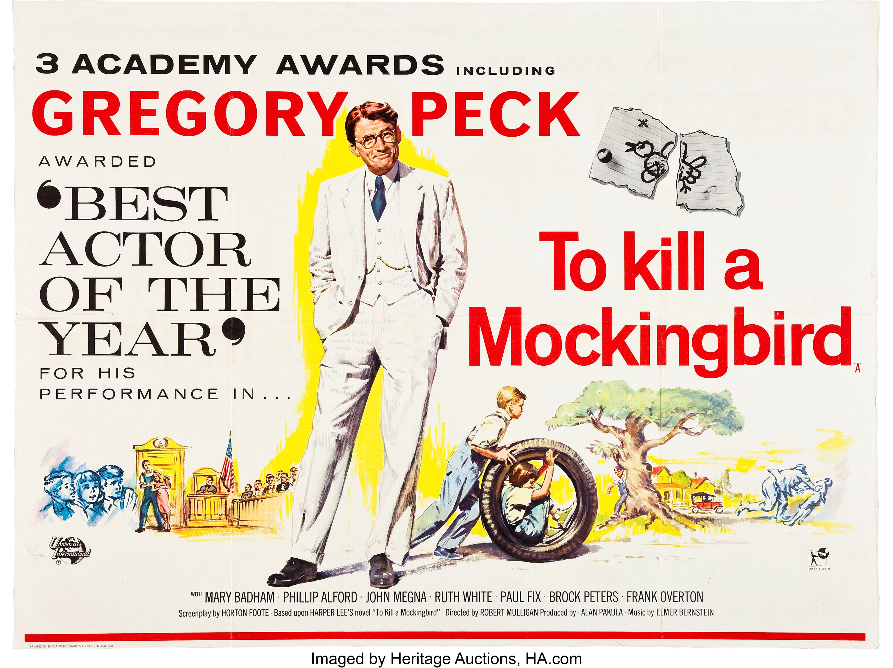 To Kill a Mockingbird (Universal, 1963). British Quad (30" X 40").. | Lot  #83523 | Heritage Auctions