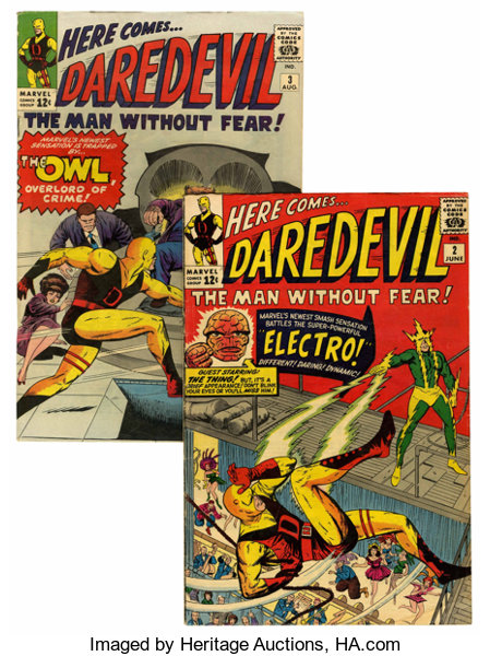 Daredevil 2 And 3 Group Marvel 1964 Total 2 Comic Books Lot 13101 Heritage Auctions