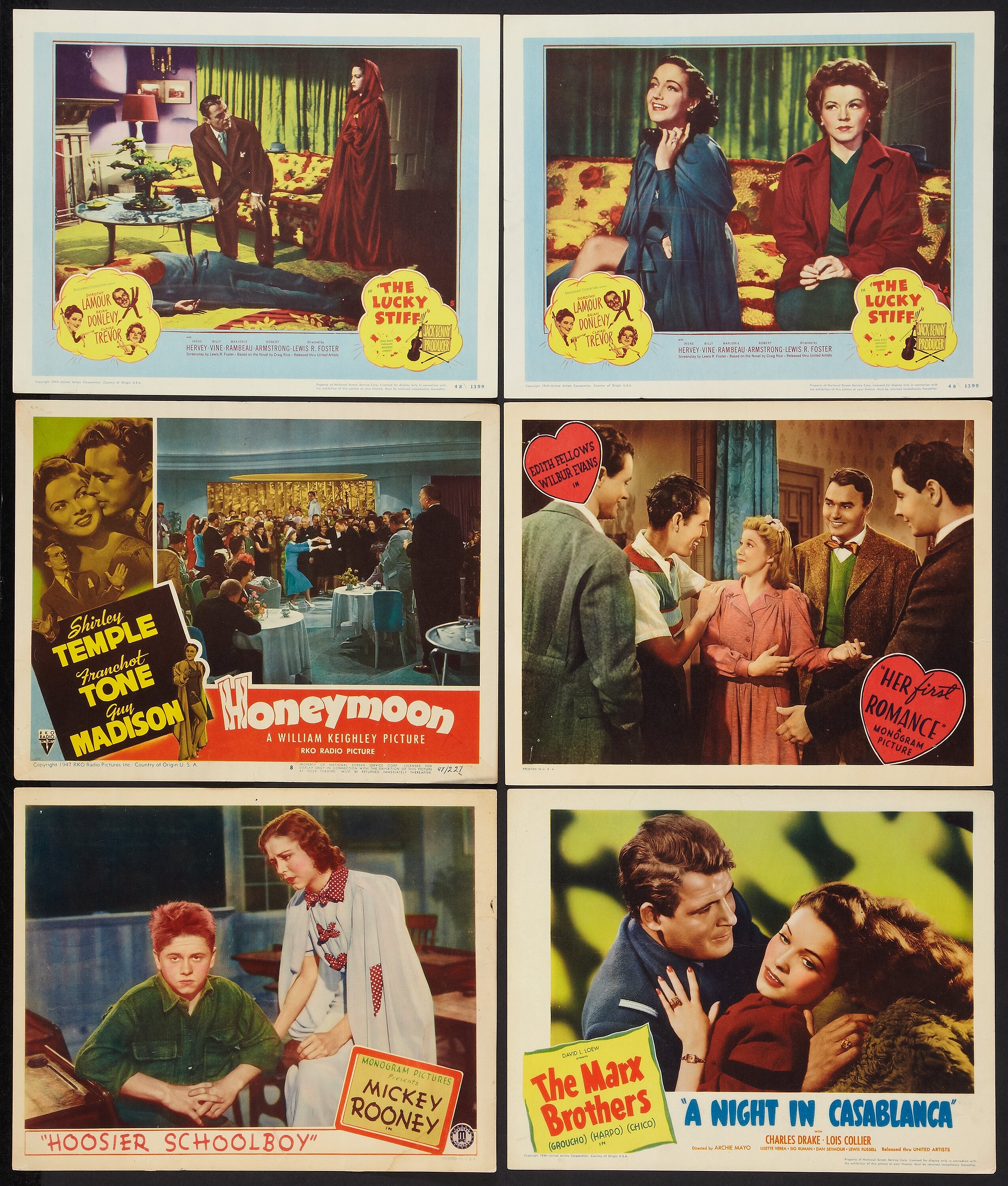 Hoosier Schoolboy Lot (Monogram, 1937). Lobby Cards (6) (11