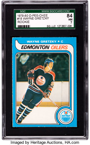 1979 O PEE CHEE OPC #18 WAYNE GRETZKY RC HOF OILERS PSA 4 VG-EX