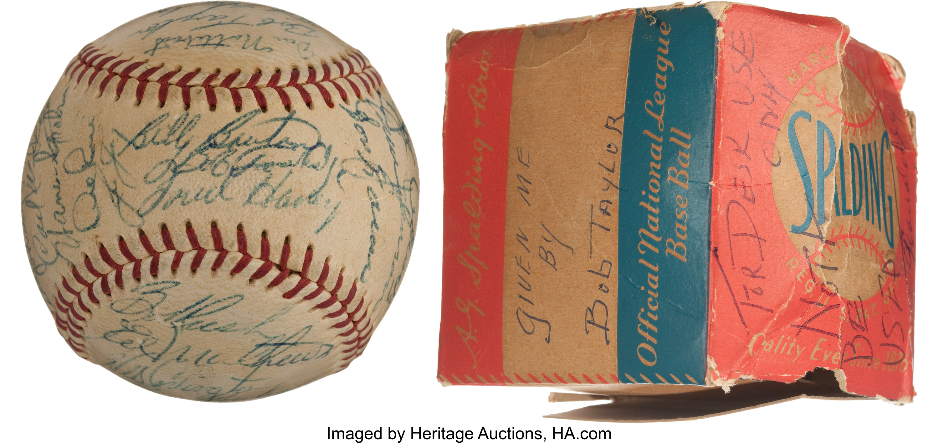 The Finest 1957 Milwaukee Braves World Series Champs Team Signed