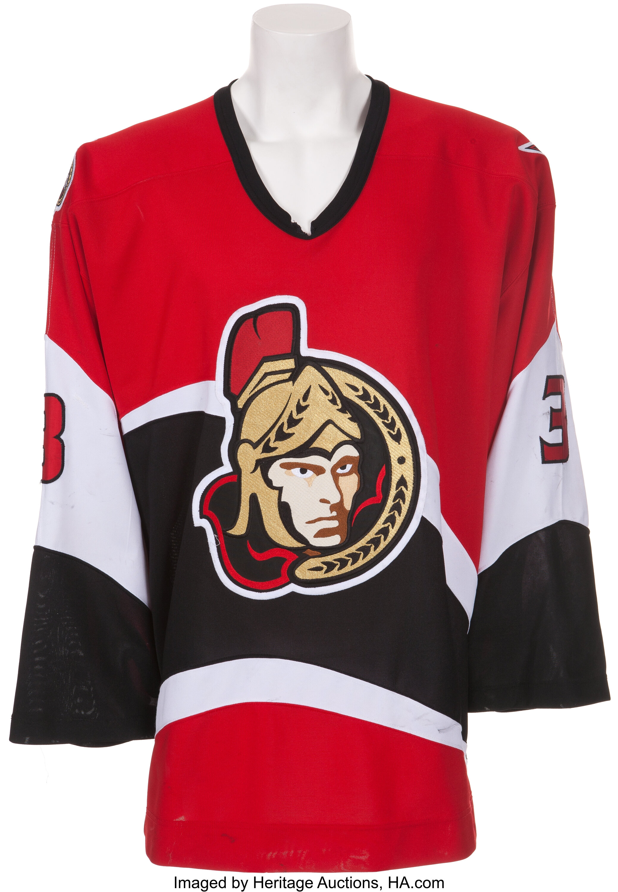 2020-21 Tim Stützle Ottawa Senators Game Worn Jersey - Ottawa Senators Game  Used