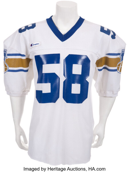 duCanada L/G Winnipeg Blue Bombers Vintage Reebok Jersey