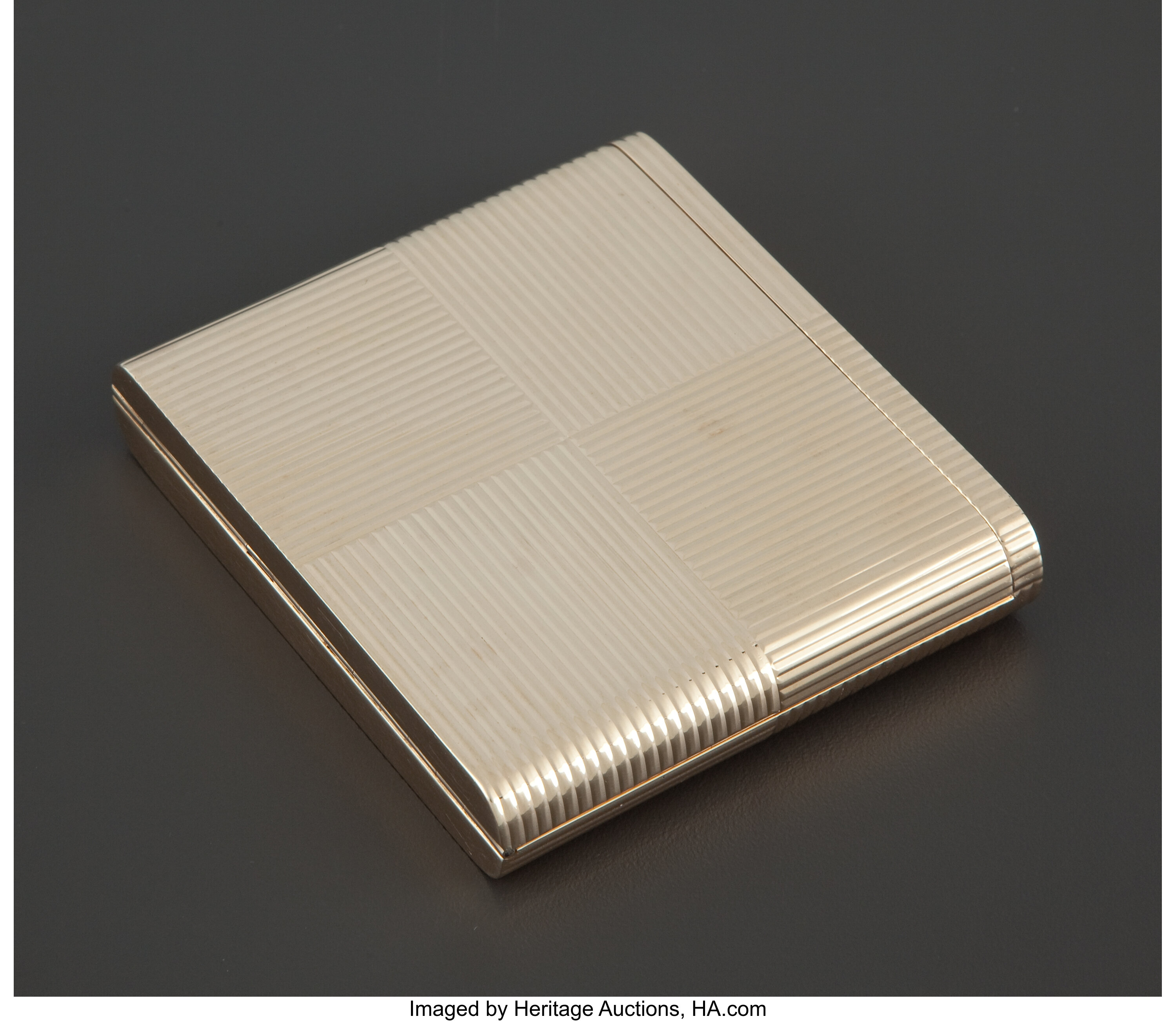 AN AMERICAN GOLD CIGARETTE CASE . Alfred Dunhill, New York, New | Lot ...